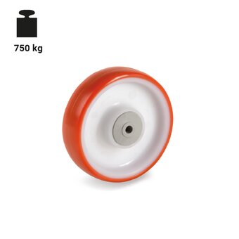 TR-60CC-W-Ruote in poliuretano termoplastico